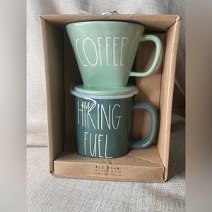 Rae Dunn Coffee Drip & Mug Hiking Fuel Set